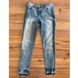 DL1961‎ Florence Ankle Skinny Jeans Frayed Hem Light Wash Women's Size 26